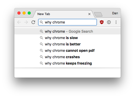Google Search in Chrome